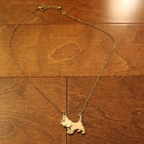 Forever 21 Cute Scottie Charm Necklace - Picture 1 of 1